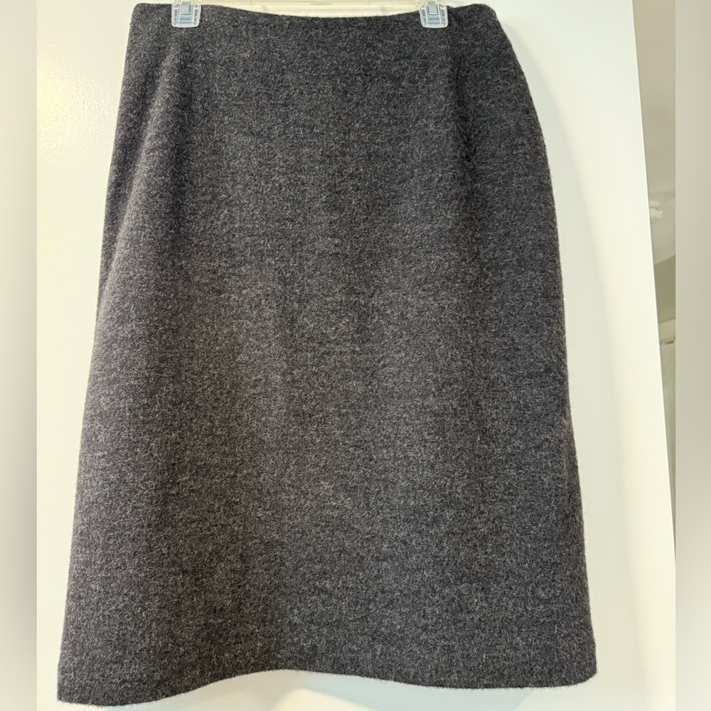 Brooks Brothers Wool Charcoal Skirt